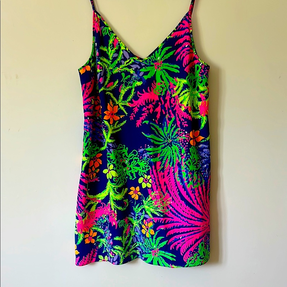 Lilly Pulitzer Neon Floral Dress